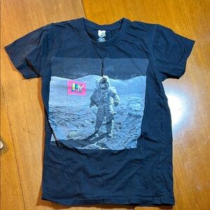 MTV Black Kids Shirt with Astronaut Print